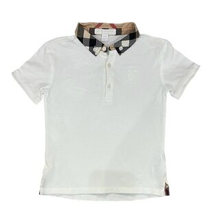 Boys White Polo Shirt 3t